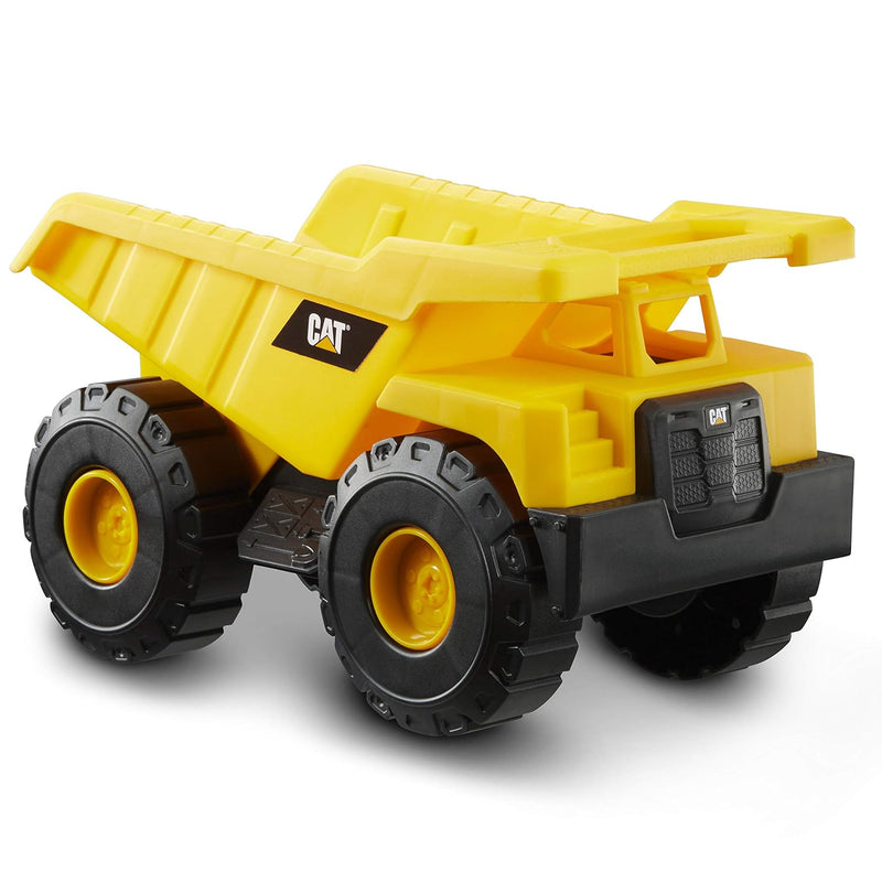 CAT Construction Toys, 15" Dump Truck Toy, Ages 2+, Sturdy Plastic, No Batt