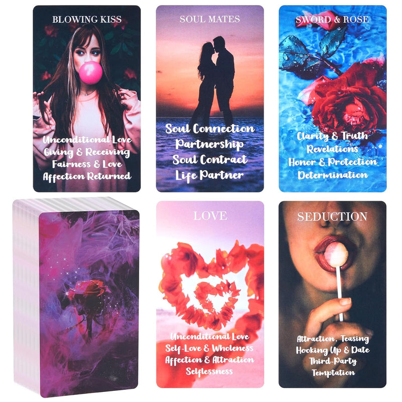 Love Oracle Cards For Beginners With Meanings On Them 53 Pcs Loving Tarot Deck