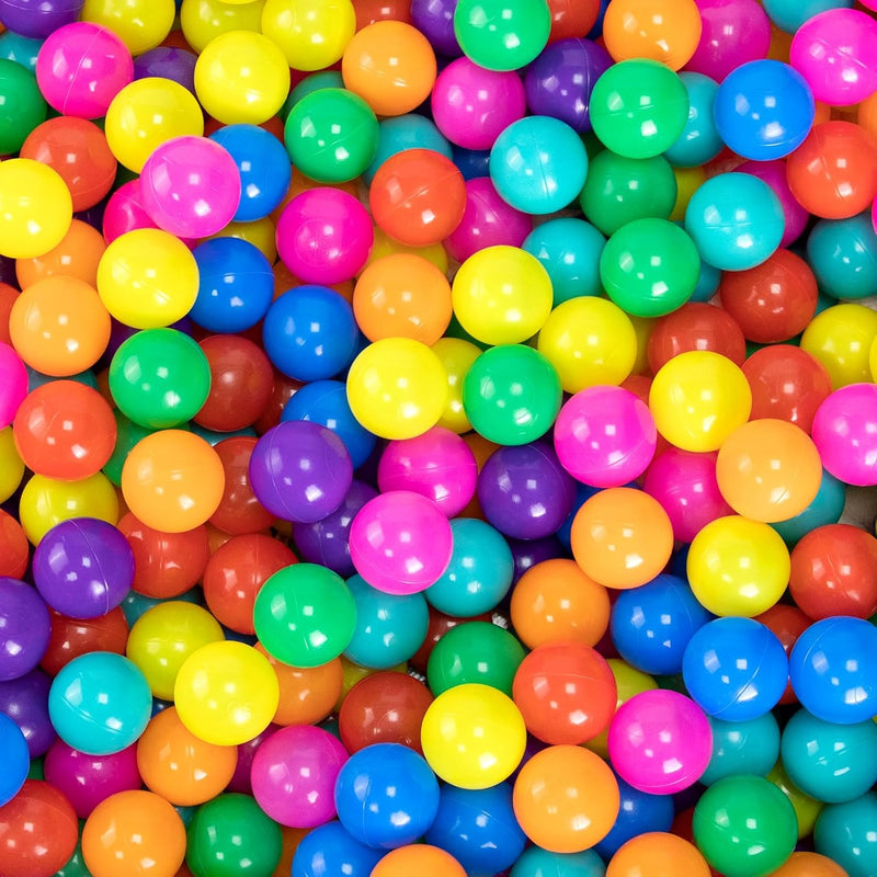 170 Pcs Ball Pit Balls With Free Crush Proof Plastic Ball For Baby And Todd