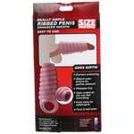 Really Ample Ribbed Penis Enhancer Sheath