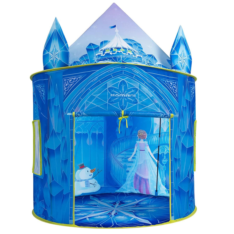 Princess Play Tent, Frozen Toy For Girls, Ice Castle Kids Tent Indoor And O