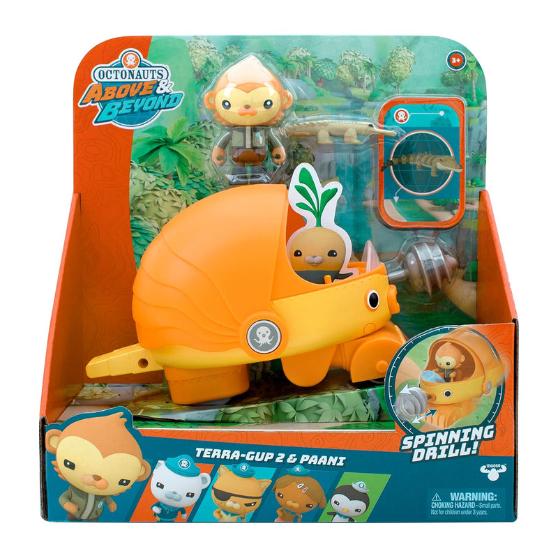 Above & Beyond Terra Gup 2 And Paani Deluxe Toy Vehicle & Figure Recreate M
