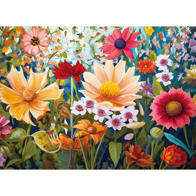 Jigsaw Puzzles 300 Pieces For Adults, Large Piece 300 Pieces Flower Puzzle