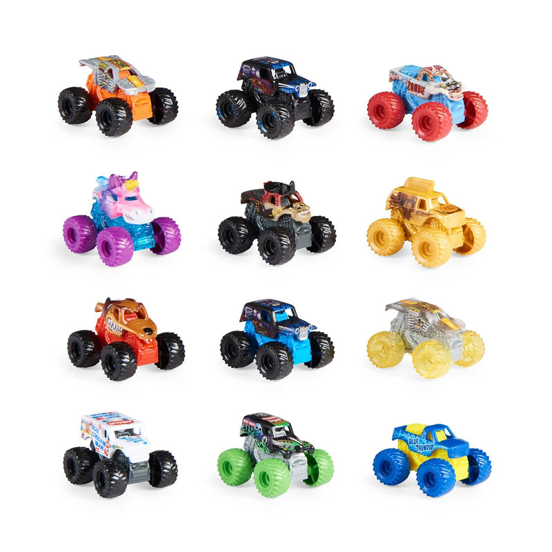 Monster Jam, Official Mini Mystery Collectible Monster Truck 12-Pack, 1:87