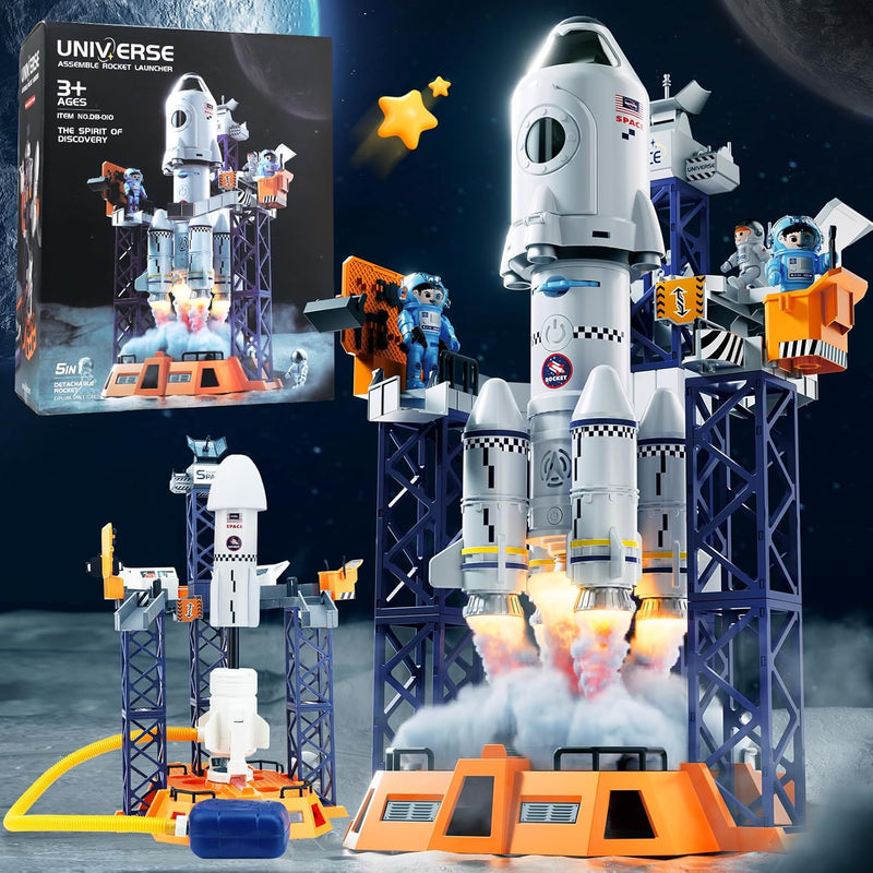 Space Shuttle Rocket Toys Rocket Launcher For Kids Age 5 6 7 8 9 10 11, 5 In 1