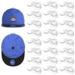 24 Pack Adhesive Hat Hooks For Wall, Strong Hat Rack For Baseball Caps, Minimali
