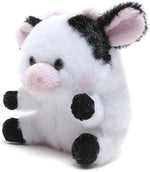 Plushland Stuffed Animal Toys Cute Soft Baby Cow Keychain-Key Ring Decoration- Lovely Gift Birthday Party Favor Supplies