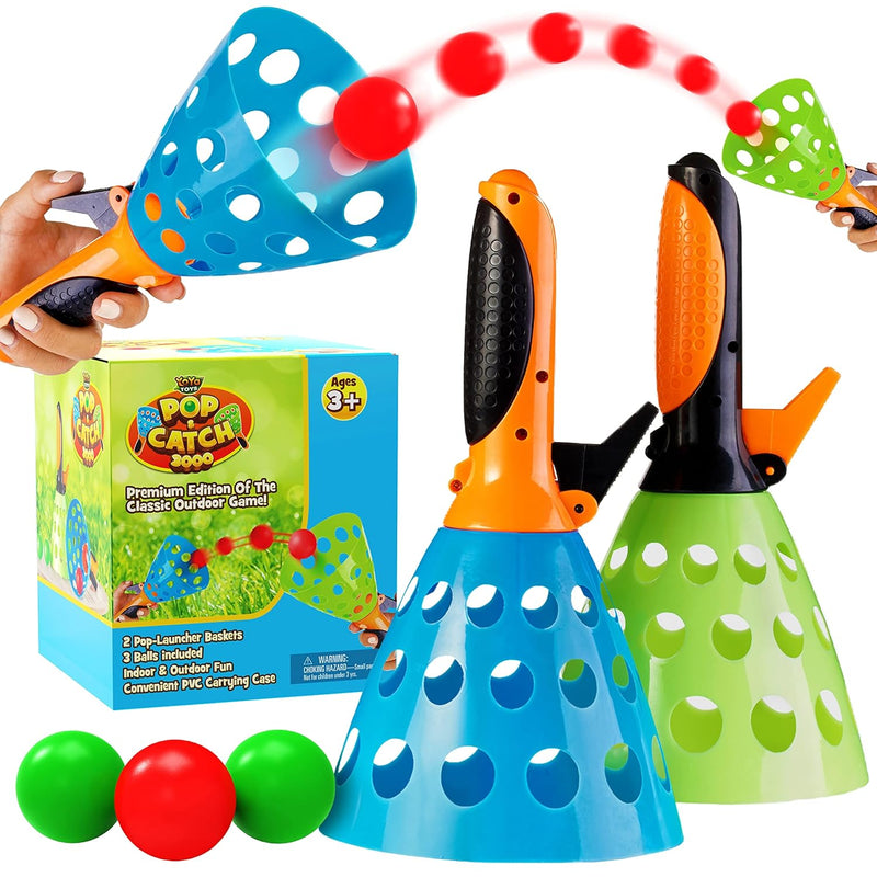 YoYa Toys Pop and Catch Ball Game - Sports & Outdoor Play Toys, Kids Ages 8