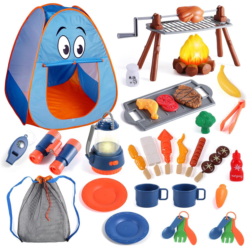 Kids Camping Set With Tent For 2 Toddlers Kids Camping Toys For Kids 3 5 Wi