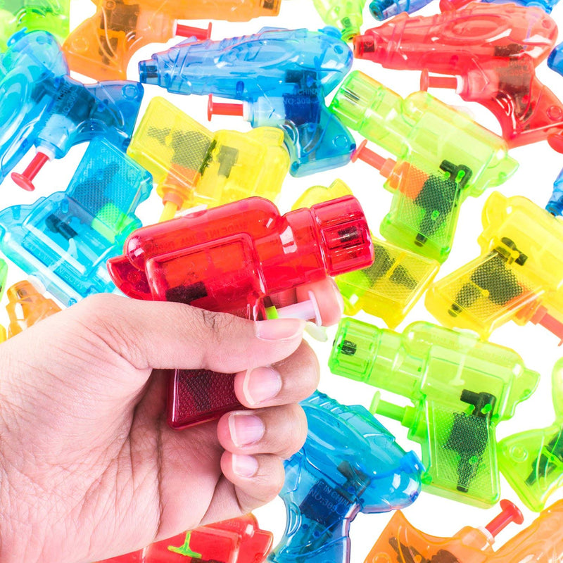 Super Z Outlet Mini Colorful Squirt Water Guns Plastic Blasters for Kids Bi