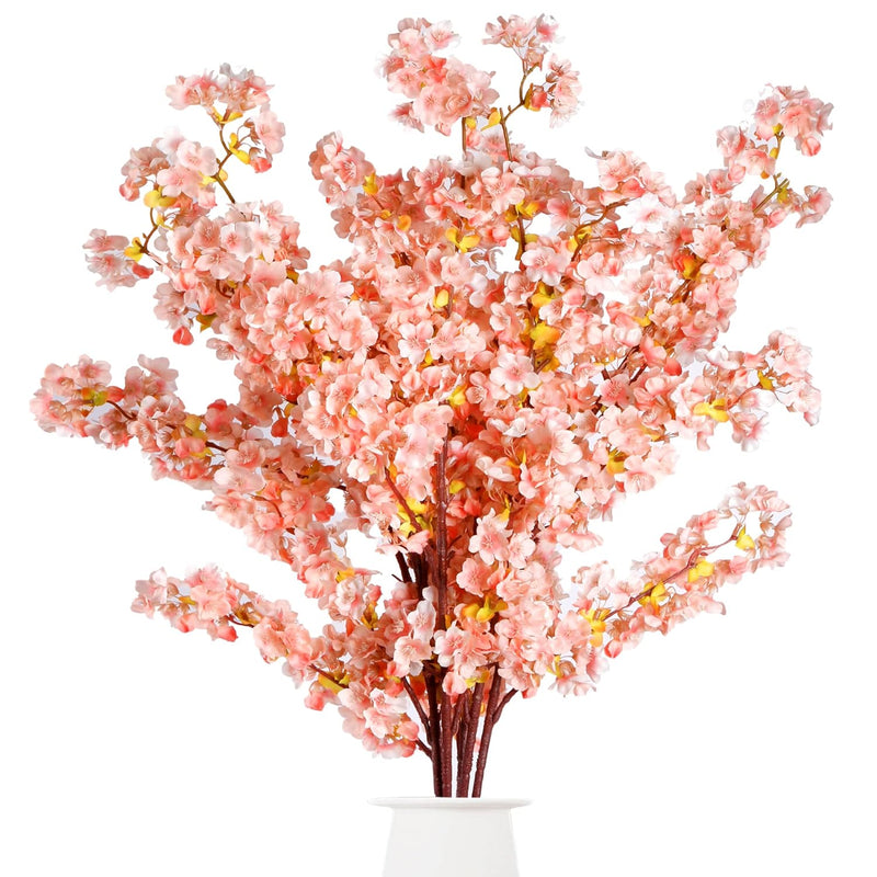 Cherry Flower Branches Plum Blossom Artificial Flowers Branches 39 Inch Branch