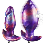 Inflatable Butt Plug Large Anal Toys, Huge Anal Plug Silicone Prostate Toy With Safe T-Shape Base, Expanding Anal Dildo Dialator Strechers Gay Sex Toys, Xl Buttplug Fantasy Adult Toys For Men Women