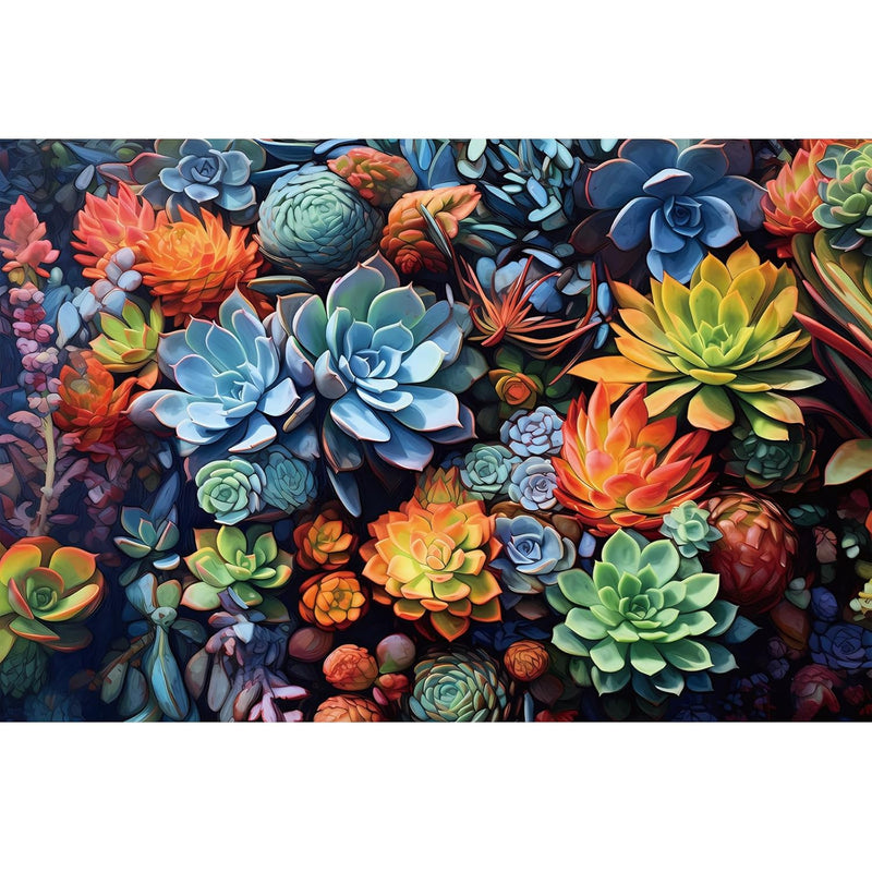 Puzzle For Adults 500 Pieces Succulents Jigsaw Puzzle Highlights The Multit