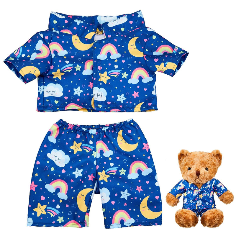 2 Pcs Pj'S Bear Clothes Outfit, Fit Most 12 16 Inch Bears Stuffed Animal Cl