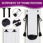 Adjustable BDSM Sex Swing with Plush Seat – Door Suspension & Bondage Restraint