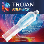 Fire & Ice Dual-Sensation Lubricated Condoms – 3 Pack for a Thrilling Experience