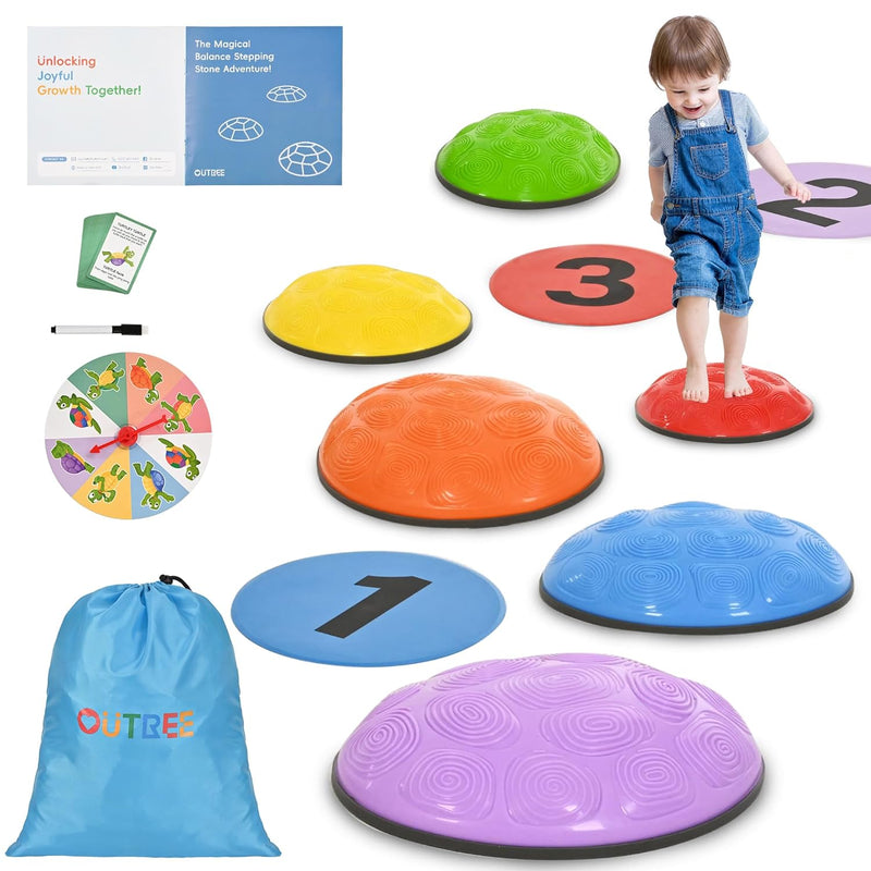 Stepping Stones For Kids, 6 Pcs Balance Training And Sensory Coordination T