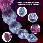 10" Huge Monster Dildo With 2.7" Diameter & 3 Knots Soft Silicone Knotted Horse Dildo, Thick Dog Knot G-Spot Dildo With Suction Cup, Big Dragon Anal Sex Toy, Adult Sex Toys & Games For Men, Women, Gay
