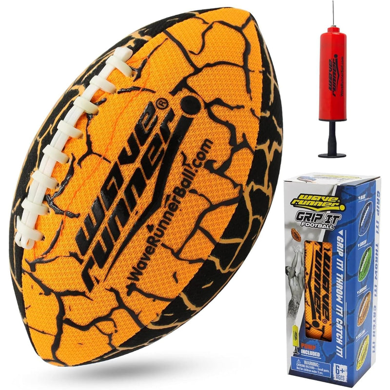 Grip It Waterproof Football, Size 9.25 Water Football, Beach Football, Kids