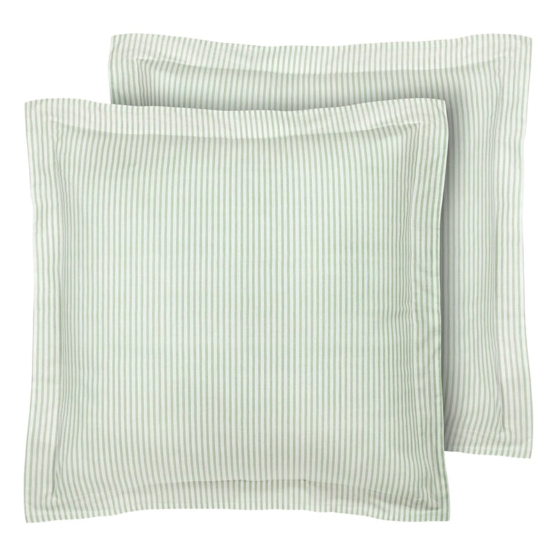 Home - Euro Sham Set, Smooth Cotton Shams With Envelope Closure, Lightweight &