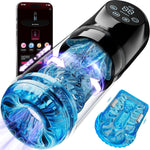 Male Masturbator with AI App Control, Vibration, Suction & Thrust Modes