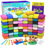 66 Color Air Dry Clay Set for Kids & Adults, Soft Modeling Clay for DIY Art