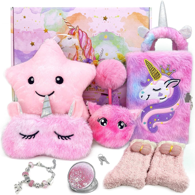 Unicorns Gifts For Girls Toys 6 7 8 9 10 Year Old Tie Dye Playset Includes Sta