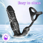 App-Controlled Thrusting Anal Stimulator with Vibrating Ring & Prostate Massager