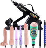 Automatic Thrusting Machine with Suction Cup & 8 Attachments for Couples