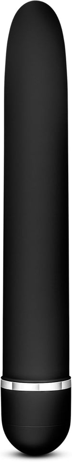 Luxuriate Satin Smooth Wand Vibrator – Powerful Clitoral & G-Spot Stimulator (Black)