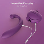 3-in-1 Clitoral & G-Spot Vibrator with Suction, Dual Stimulation & Detachable Design