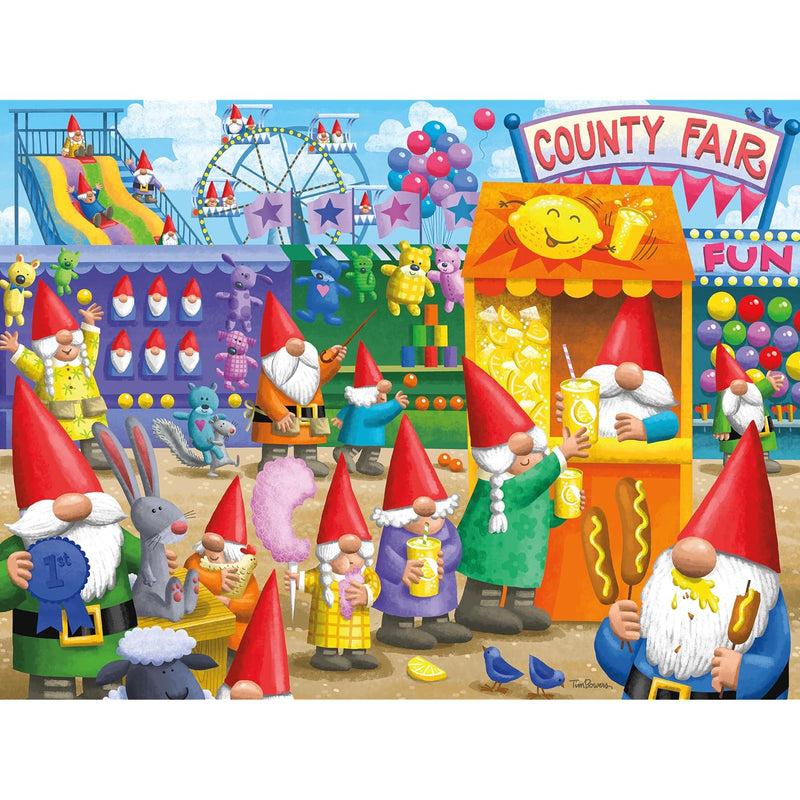 Ceaco - Gnome Sweet Gnome - Gnome County Fair - 300 Piece Jigsaw Puzzle