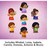 Fisher-Price Little People Toddler Toys Disney Encanto Figure Pack with 7 Characters for Pretend Play Ages 18+ Months