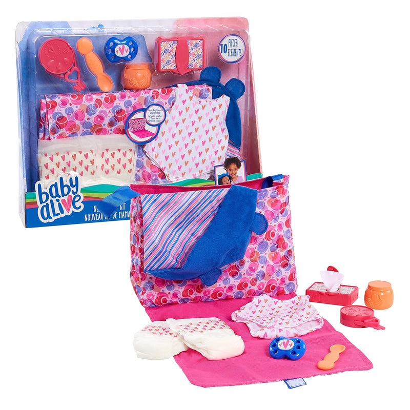Baby Alive New Mommy Kit and Accessories, 10-pieces, Doll Not Included, Pre