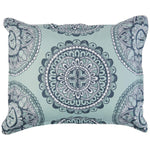 10-Piece Bed-In-A-Bag - Soft, Easy-Wash Microfiber - Full/Queen, Sea Foam Medallion