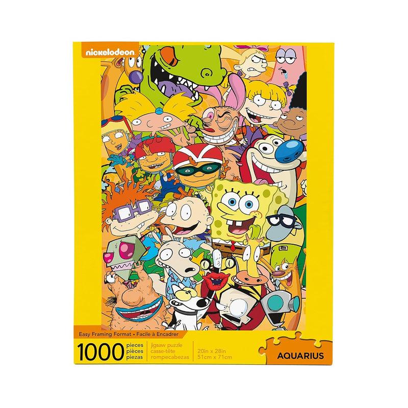 AQUARIUS Nickelodeon 90s Puzzle (1000 Piece Jigsaw Puzzle) - Officially Lic
