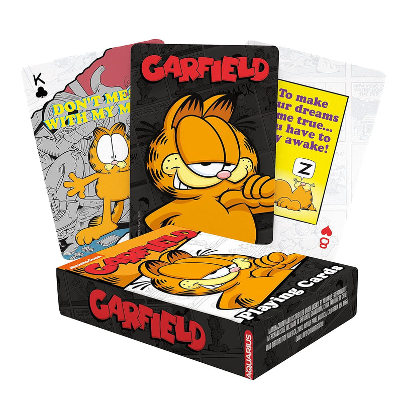 AQUARIUS Garfield Playing Cards - Garfield Themed Deck of Cards for Your Fa