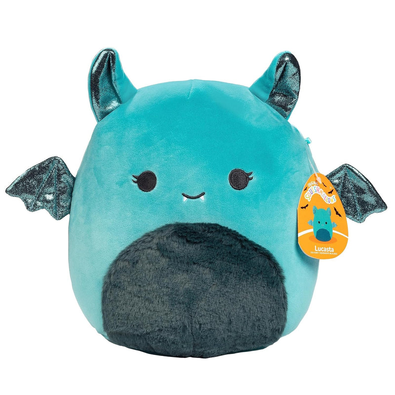 Original 10 Inch Lucasta The Teal Bat Official Jazwares Halloween Plush Col