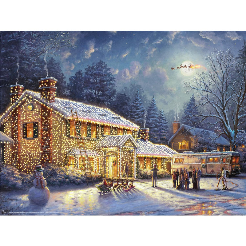 Ceaco - Thomas Kinkade - Holiday Movies - National Lampoons Xmas Vacation -