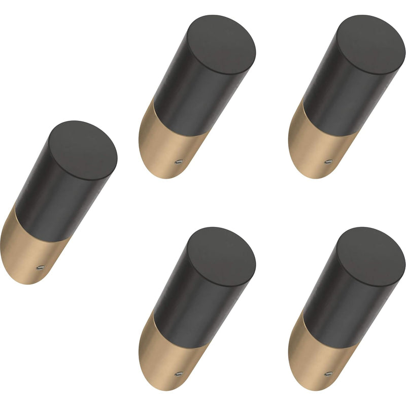 Franklin Brass B41615-Bcz-B 2-1/4" Modern Slant Hook In Black And Champagne Bron