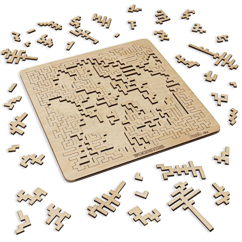 Mind Bending Wooden Jigsaw Puzzle Best Gift For Adults And Kids Aztec Labyrint