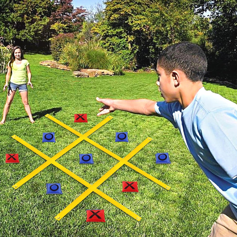 Upgrade Giant Tic Tac Toe Game, Yard Games, Outdoor Games For Adults And Fa