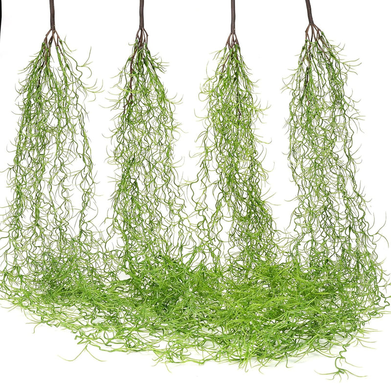 Christmas Artificial Vines Moss Faux Greenery Moss For Potted Plants Realistic