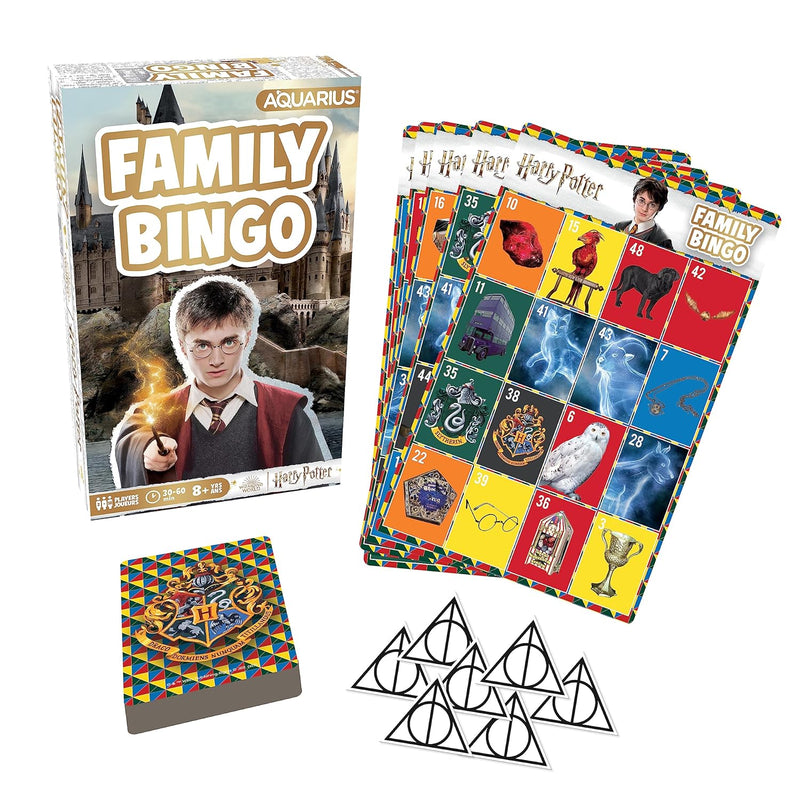 AQUARIUS Harry Potter Family Bingo Game - Fun Family Party Game for Kids, T