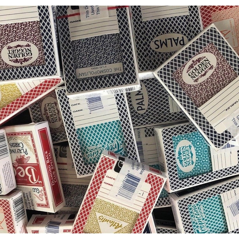 2 Random Las Vegas Casino Used Playing Cards Deck