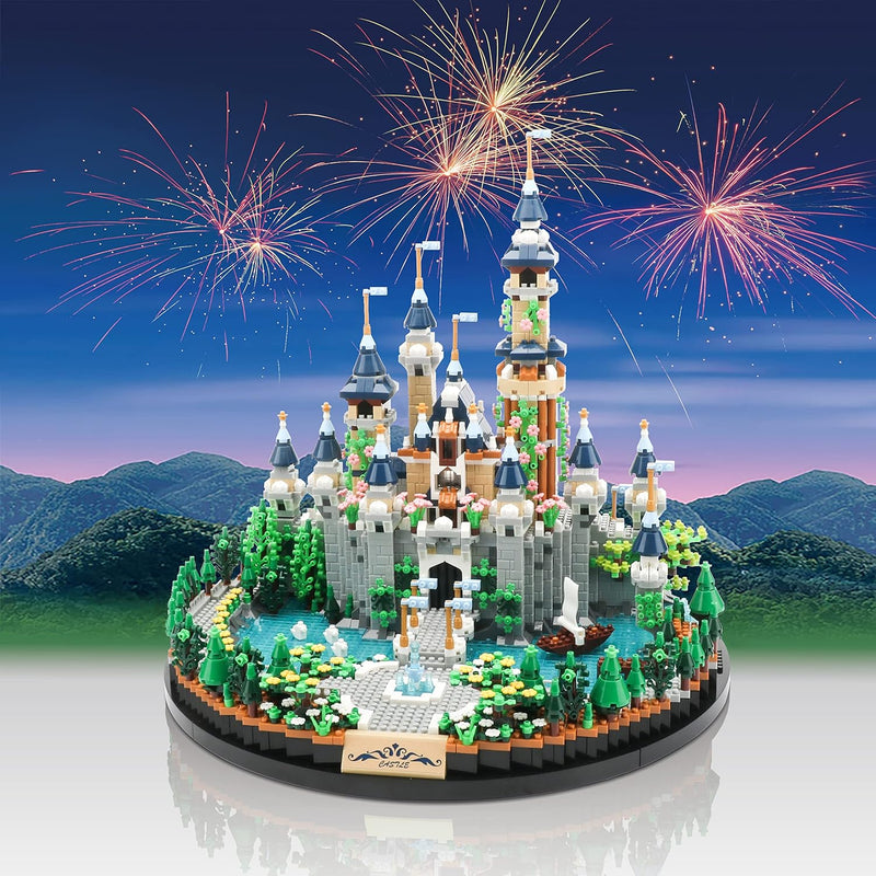 Magic Princess Castle Micro Building Blocks For Adults Medieval Mini Buildi