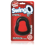 Swingo Curve Cock Ring - Penis Ring - Couple Sex Toys - Dick Rings For Mutual Pleasure - Cockring - Black