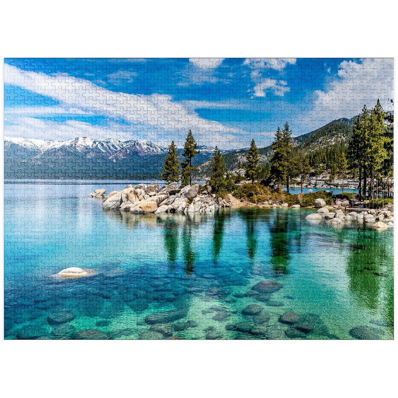 Mypuzzle The Beautiful Crystal Clear Waters Of Lake Tahoe Premium 1000 Piec