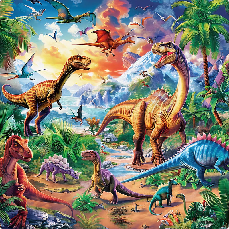 Jigsaw Puzzles For Kids Ages 6 8 8 10 Dinosaur Puzzle 200 Pieces Relax Kids
