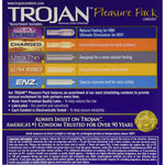 Pleasure Pack Lubricated Condoms Variety Pack (80 Condoms)